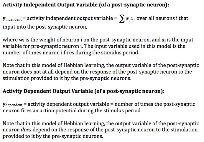 Output Variable Type
