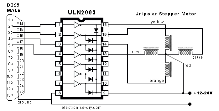 ULN2003 Wiring
