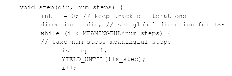 Step Function Pseudocode