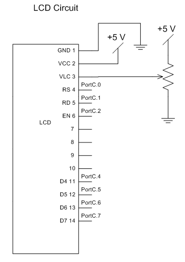 LCD circuit