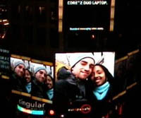 The Project Team on a Billboard in Times Square
