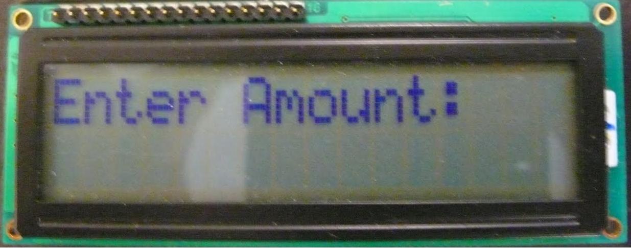 Merchant Prompted to Enter Amount