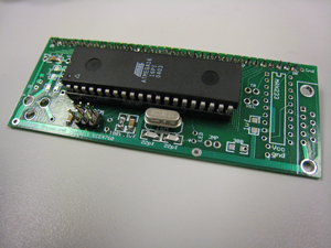 ATmega16 on prototype board