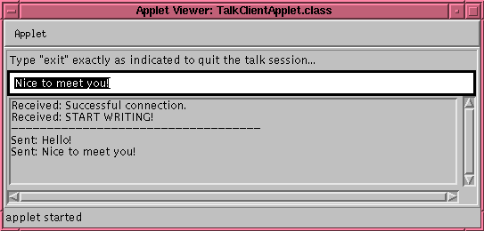 Talk Screen Shot