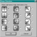 Slope dialog