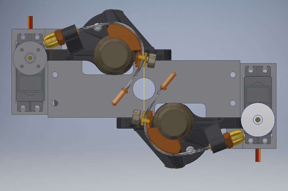 mechanical setup, side view