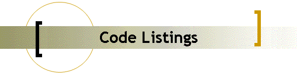 Code Listings