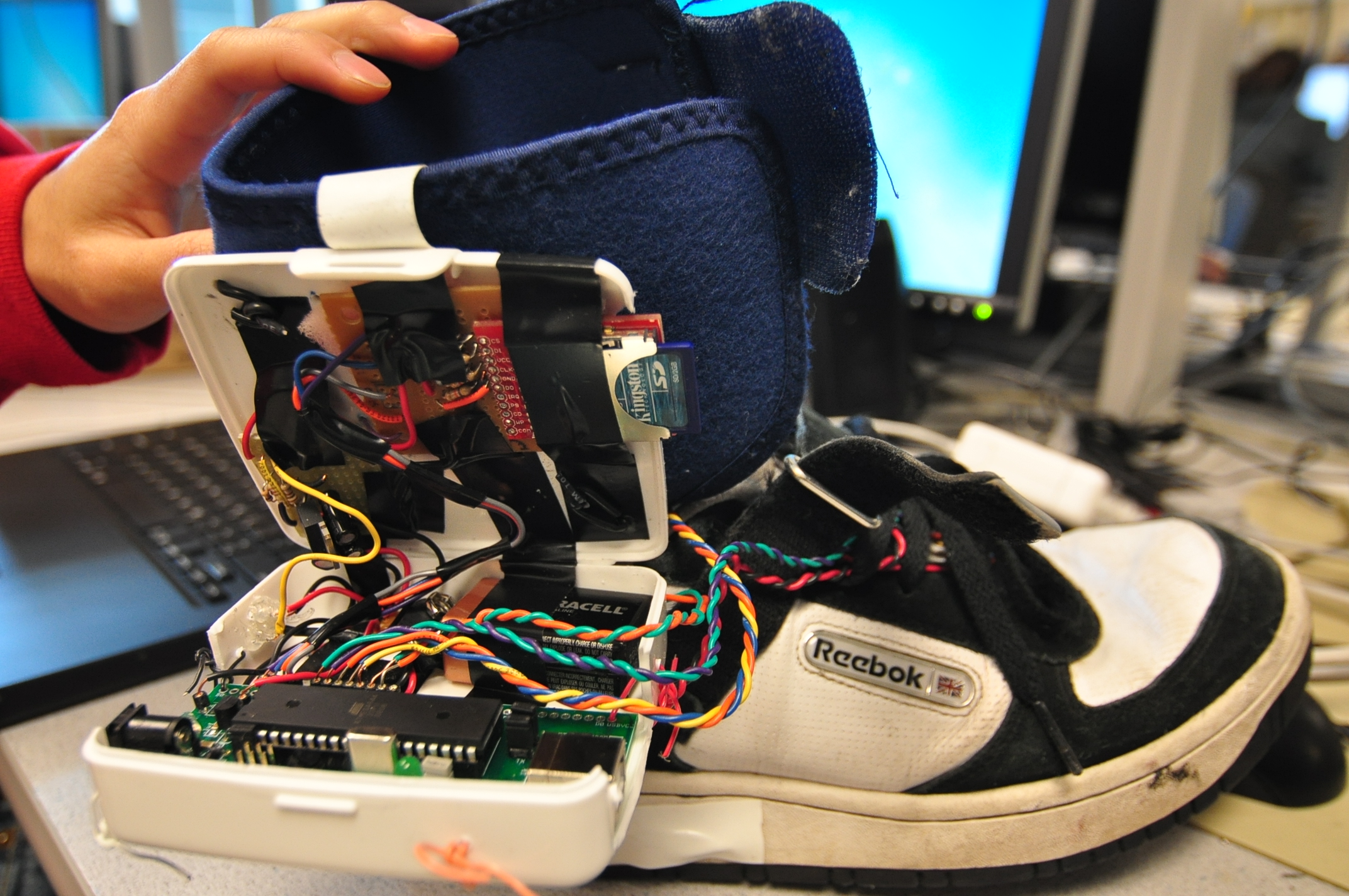 Hardware Integrated into Shoe