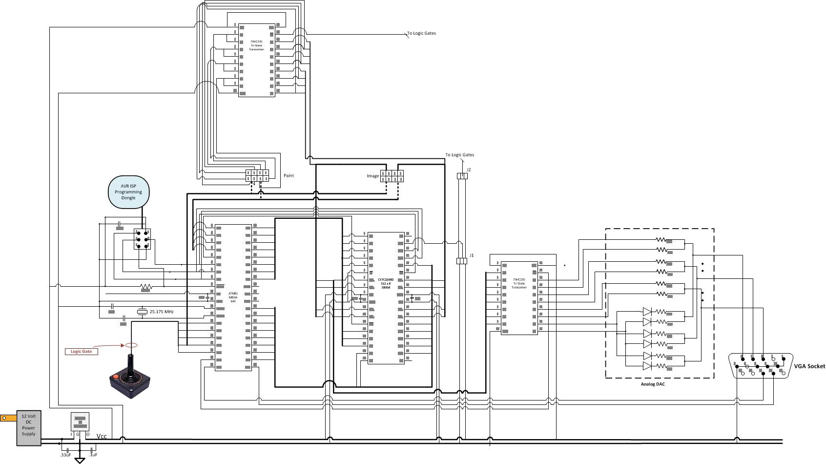 vga to component schematic