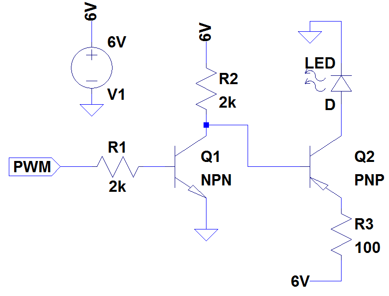 External LED circuit