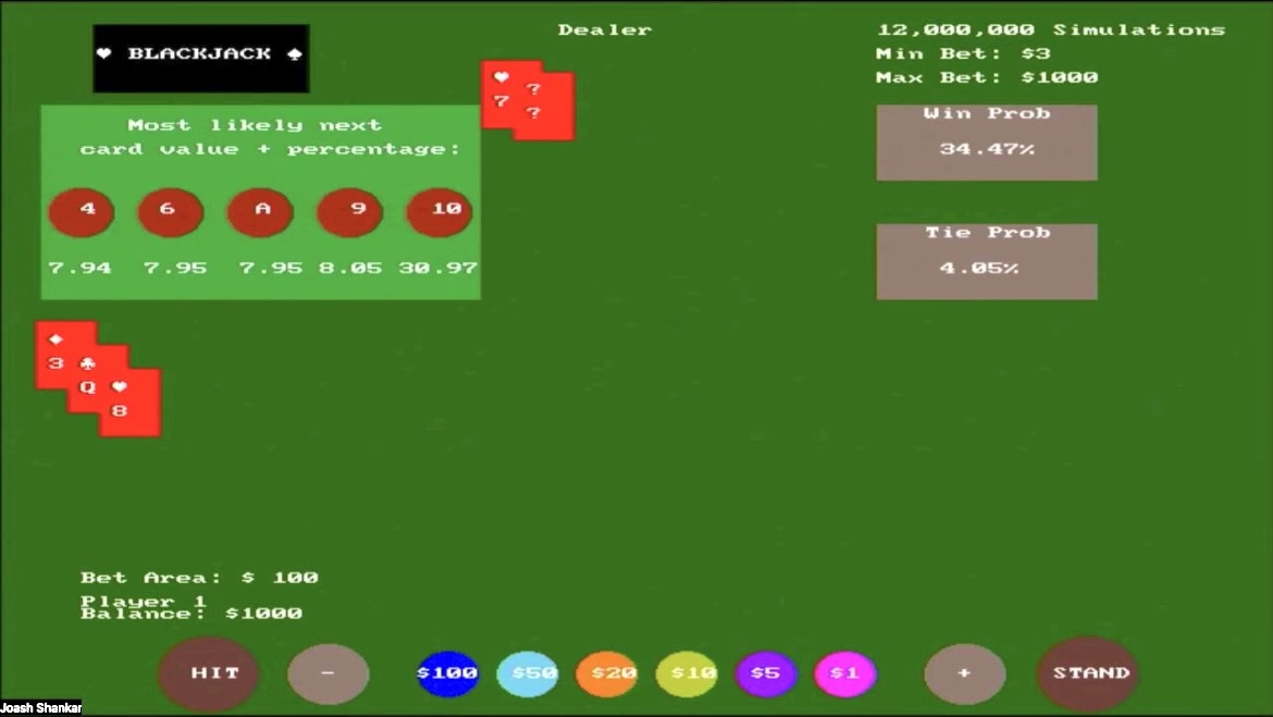 one player simulation