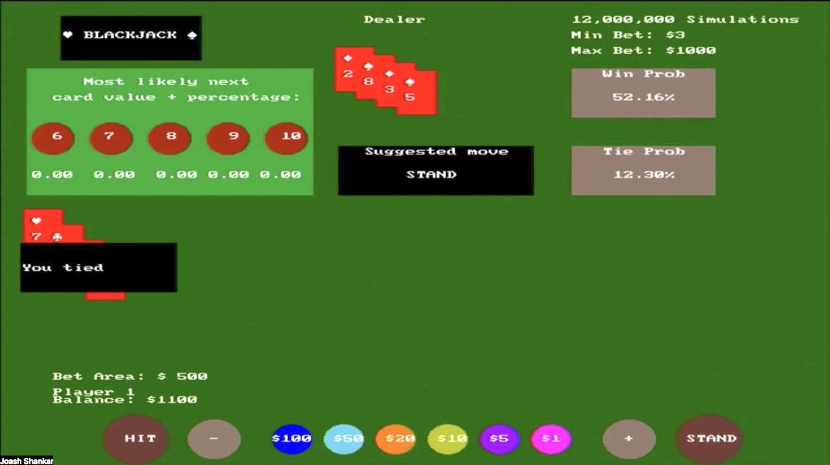 one player simulation another round