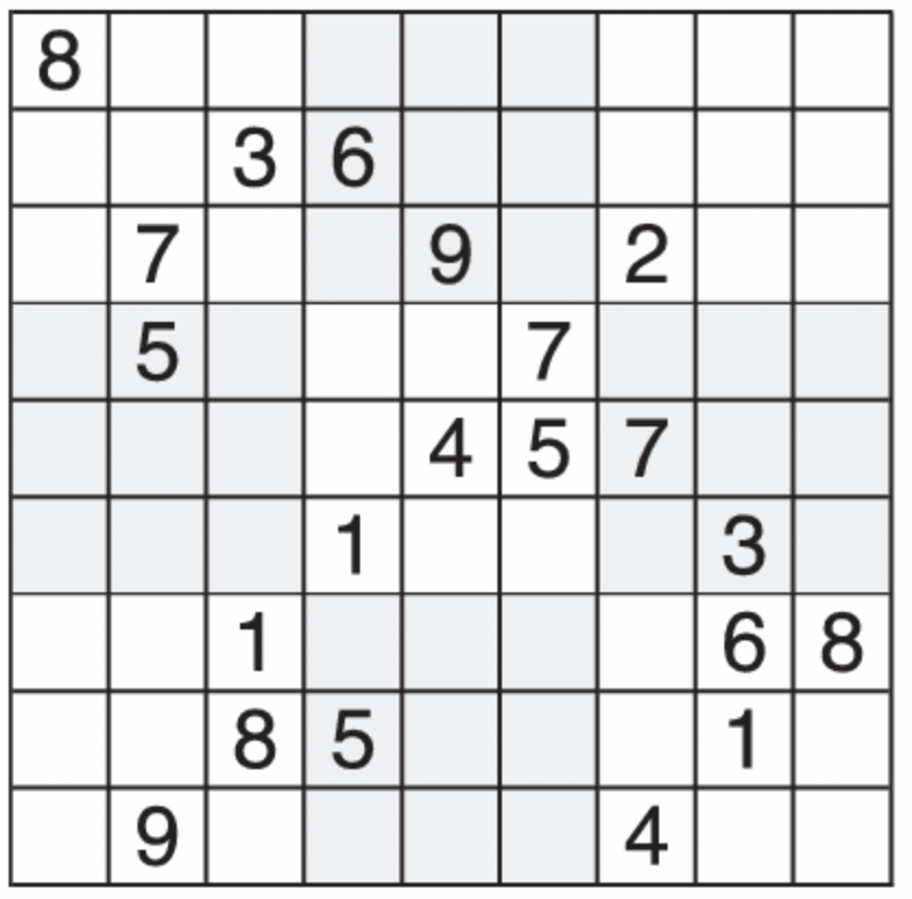 World hardest sudoku