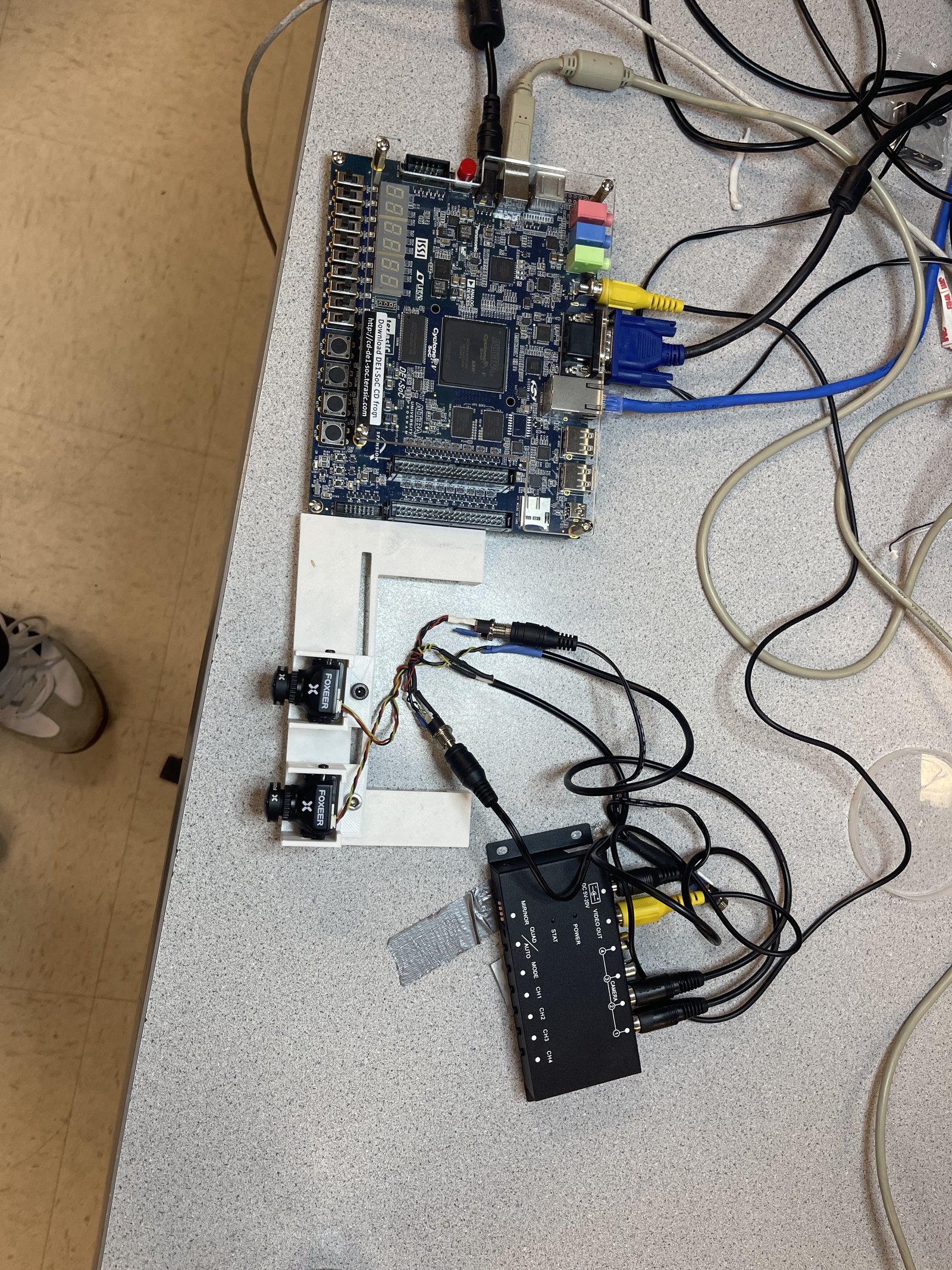Soc Rig Real-Time Stereo Vision on the DE1-SoC, ECE 5760 Final Project